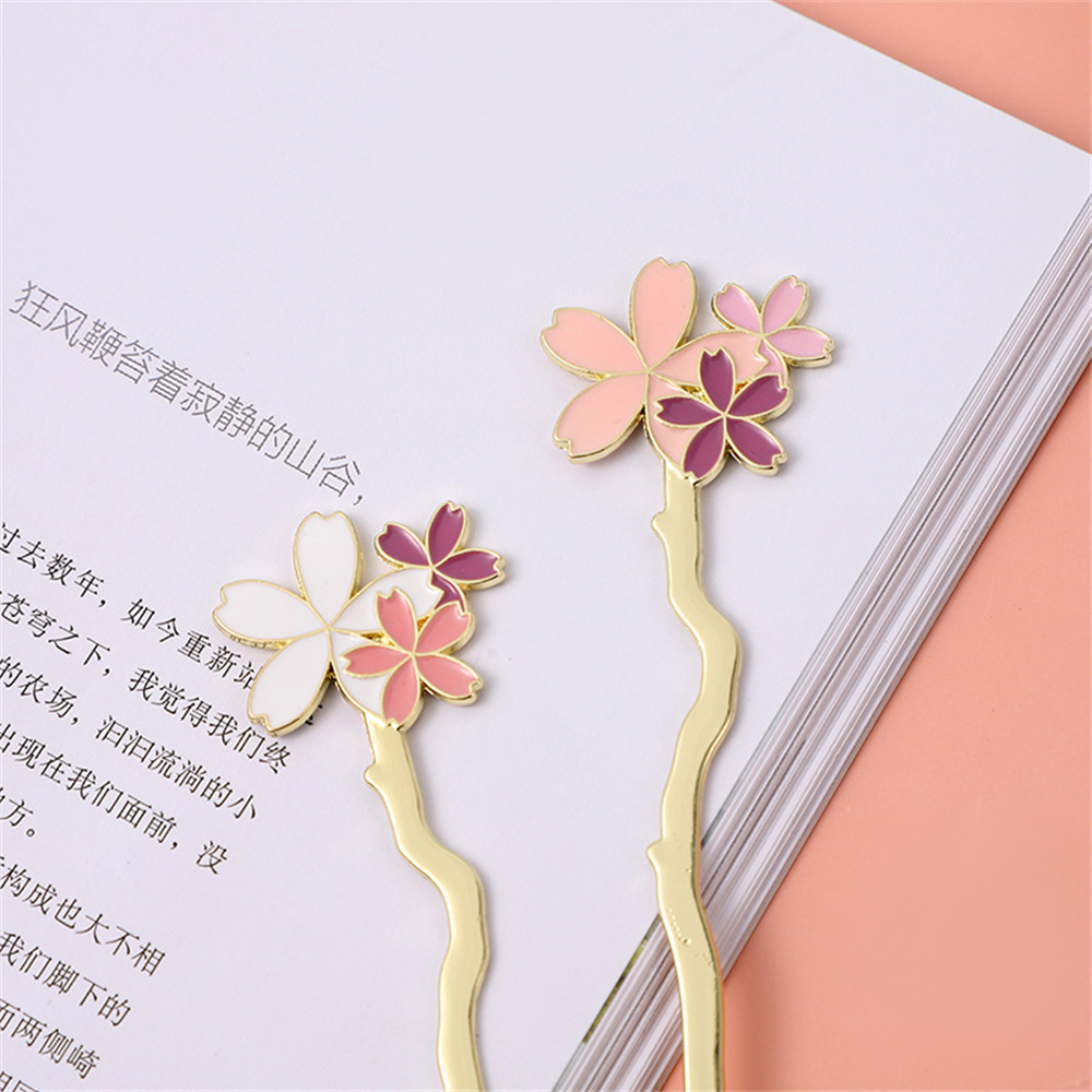 Metal Sakura imi yaratıcı çiçe - Dried Flower Bookmark incelemesi ve fiyatı