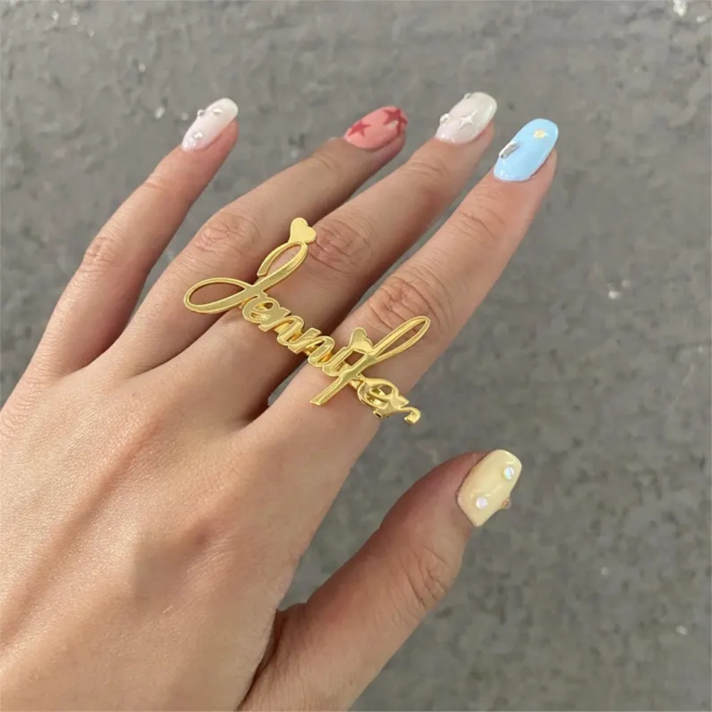 LeeChee Kişiselleştirilmiş İki - Initial Ring Custom incelemesi ve fiyatı